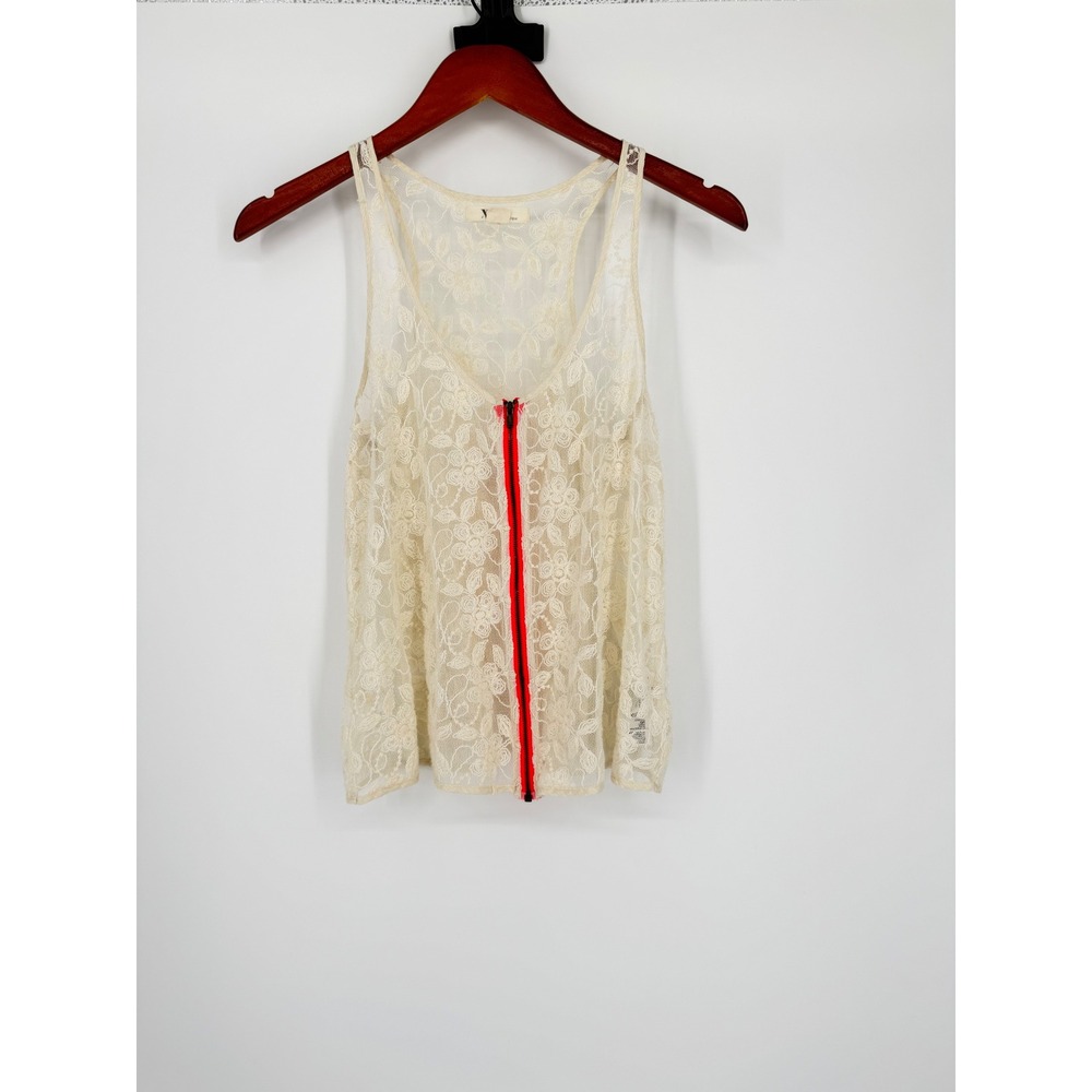 XXI Boutique Womens‎ Tank Medium Lace Boho Festival Cottagecore Coquetto Indie